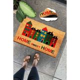 Chilai Home Coco Tecta Doğal Koko Paspas,40x60 Cm Kıl Kapı Önü Paspası - 40 x 60 cm - Renkli