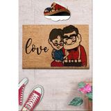 Chilai Home Coco Together Doğal Koko Paspas,kıl Kapı Önü Paspası - 40 x 60 cm - Renkli