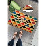 Chilai Home Coco Triangles Doğal Koko Paspas 40x60 Cm - 40 x 60 cm - Renkli