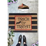 Chilai Home Coco Trick Or Treat 40X60CM Kıl Paspas,dekoratif Çok Amaçlı Iç ve Dış Kapı Paspası - 40 x 60 cm - Renkli
