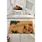 Chilai Home Coco Wheel Doğal Koko Paspas,Kıl Kapı Önü Paspası - 40 x 60 cm - Renkli