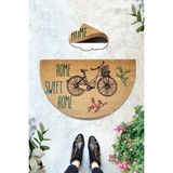 Chilai Home Coco Wiekan 45X75 cm Doğal Koko Kıl Paspas,hindistan Naturel Kapı Önü Paspası - Çok Renkli - 72 x 75 cm