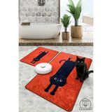 Chilai Home Comfort Banyo Halısı 2'li Set Banyo Paspası Kaymaz Tabanlı Klozet Takımı