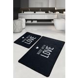Chilai Home Con Amore Banyo Halısı Djt 2li Set