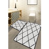 Chilai Home Creix 2'li Set Djt Banyo Halısı