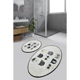 Chilai Home Cutie 2'li Set Banyo Paspas Seti Kaymaz Tabanlı Klozet Takımı Djtbanyo