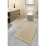 Chilai Home Daniel Vizon Cotton 2'li Set Pamuklu Banyo Paspas Seti Tpmk - Renkli - 1105