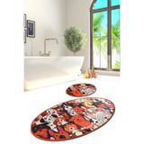 Chilai Home Dogs Djt 2li Set Banyo Halısı Klozet Takımı