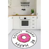 Chilai Home Donut Worry Djt 140x140 cm Mutfak Halısı
