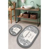 Chilai Home Earth Surface Djt 2'li Set Banyo Halısı