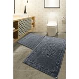 Chilai Home Elite Füme Cotton 2'li Set Pamuklu Banyo Paspas Seti