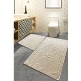 Chilai Home Elıte Taş Cotton 2'Li Set Pamuklu Banyo Paspas Seti