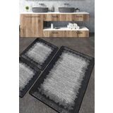 Chilai Home Esper Banyo Halısı Djt 3lü Set Banyo Halısı Paspas Yıkanabilir Kaymaz