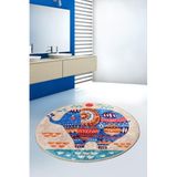 Chilai Home Etnic Djt Çap 140 cm Banyo Halısı