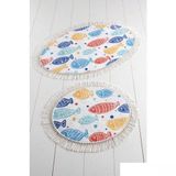 Chilai Home Fish Colourful Djt 2 Li Set Banyo Halısı
