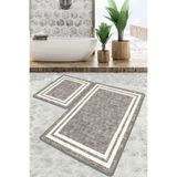Chilai Home Formica Banyo Halısı Djt 2'li Set Yıkanabilir Banyo Halısı