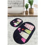 Chilai Home Four Cats Djt 2'li Set Banyo Halısı