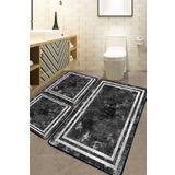 Chilai Home Frezy 3lü Set Banyo Halısı Djt