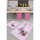 Chilai Home From Paris 2li Set Djt Banyo Halısı Kaymaz Tabanlı Klozet Takımı Paspas Seti