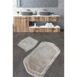 Chilai Home Genom Taş Ikili Set Banyo Halısı Akrilik - 50 x 60 + 60 x 100 cm