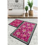 Chilai Home Habena Banyo Halısı Djt 2li Set Banyo Paspası Kaymaz Tabanlı Klozet Takımı