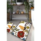 Chilai Home Hennaed Cat Djt 2'li Set Banyo Halısı