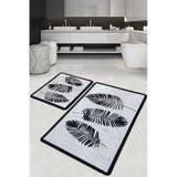 Chilai Home Hoja Banyo Halısı Djt 2'li Set Beyaz