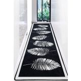 Chilai Home Hoja Siyah Djt 100x200 cm Dekoratif Yolluk