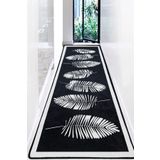 Chilai Home Hoja Siyah Djt 80x150 cm Dekoratif Yolluk