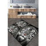 Chilai Home Hunter Banyo Halısı 3'lü Set
