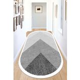 Chilai Home Javole Ecru Oval Dekoratif Halı Djt, 60 x 100