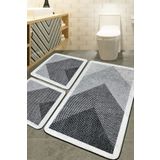 Chilai Home Javole Ekru 3'lü Set Banyo Halısı