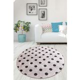 Chilai Home Jenny Djt Çap Dekoratif Kaymaz Taban 140x140 cm Halı