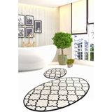 Chilai Home Kupa Beyaz 2'li Set Banyo Halısı Djtbanyo - Renkli - 4795