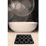 Chilai Home Kupa Siyah Djt 40x60 cm Banyo Paspası