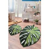 Chilai Home Lapel Green 2'li Set Djt Banyo Halısı