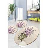 Chilai Home Lavender Djt 3lü Set Banyo Paspası Klozet Takımı