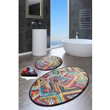Chilai Home Maglie Djt 2'li Set Paspas Banyo Halısı Klozet Takımı