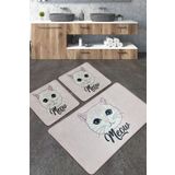 Chilai Home Miya Djt 3'lü Set Banyo Halısı