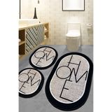 Chilai Home Mohe 3lü Set Banyo Halısı Djt
