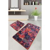 Chilai Home Monica Djt 2'li Set Paspas Yıkanabilir Kaymaz Taban Banyo Halısı