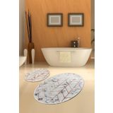 Chilai Home Morea Djt 2li Set Banyo Halısı Paspas Seti, Klozet Takımı