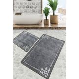 Chilai Home Olita Paspas Djt 2'li Set Yıkanabilir Kaymaz Taban Banyo Halısı
