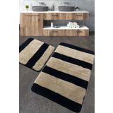 Chilai Home Ontale 2'li Yıkanabilir Kaymaz Taban Banyo Set