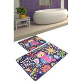 Chilai Home Owls Garden Djt 2li Set Banyo Halısı Klozet Takımı Paspas Seti