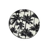 Chilai Home Palm Djt Çap 100 cm Banyo Halısı
