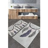 Chilai Home Parast Djt 3'lü Set Banyo Halısı