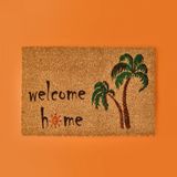Chilai Home Paume Koko 40x60 cm Renkli Palmiye Desenli Kapı Paspası