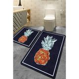 Chilai Home Pinya 2'li Set Banyo Halısı Djtbanyo