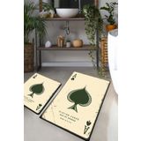 Chilai Home Playing Cards Djt 2'li Set Banyo Halısı